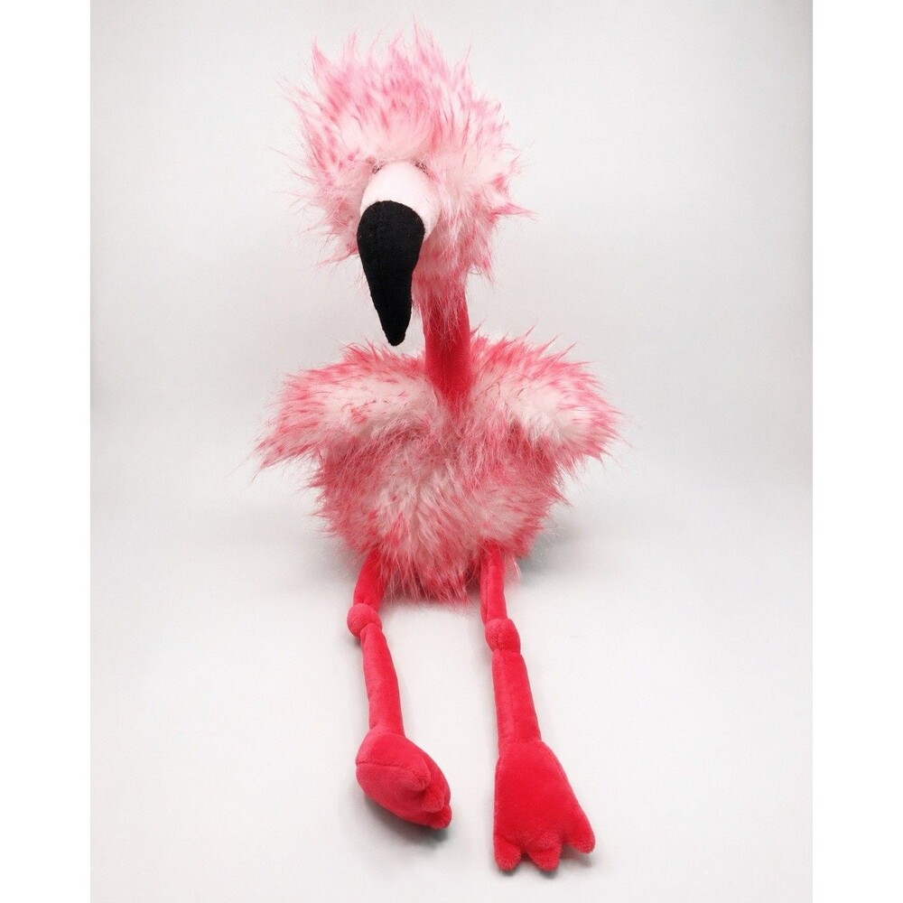 Jellycat Flora Flamingo Plush Pink White Long Leg Stuffed Animal w/ Tags Retired